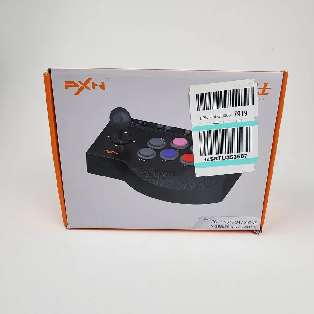 PXN 0082 USB Arcade Fight Stick Xbox PS4 PS3 Switch PC Turbo Macro